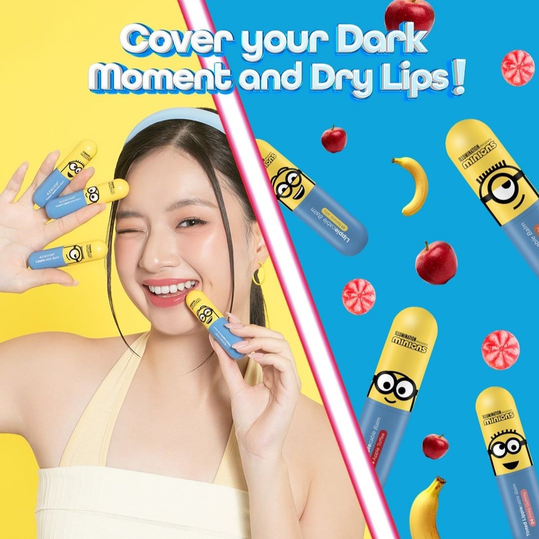 Azarine® x Minions Tinted Lip Balm Series