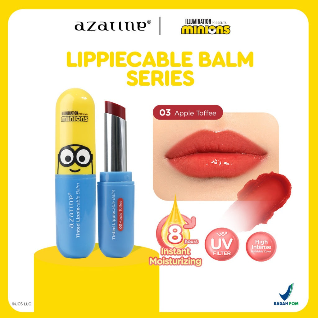 Azarine® x 小小兵Minions 聯名潤色護唇膏系列 Tinted Lip Balm Series