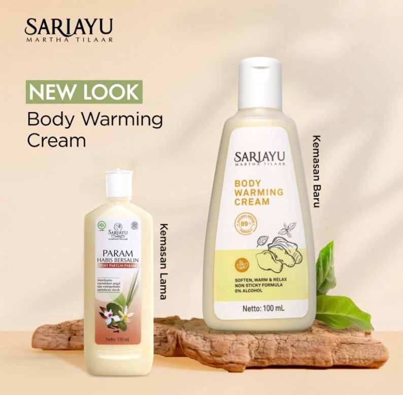 SARIAYU Indonesian traditional herbal organic postpartum care cream Postpartum Recovery Cream