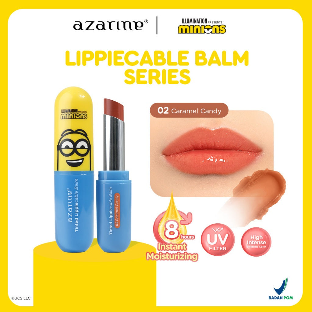 Azarine® x 小小兵Minions 聯名潤色護唇膏系列 Tinted Lip Balm Series