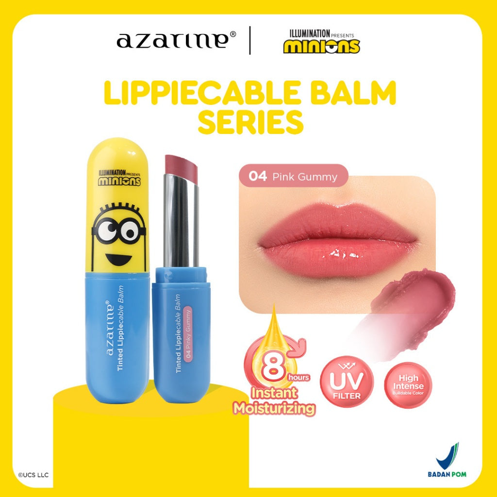 Azarine® x 小小兵Minions 聯名潤色護唇膏系列 Tinted Lip Balm Series