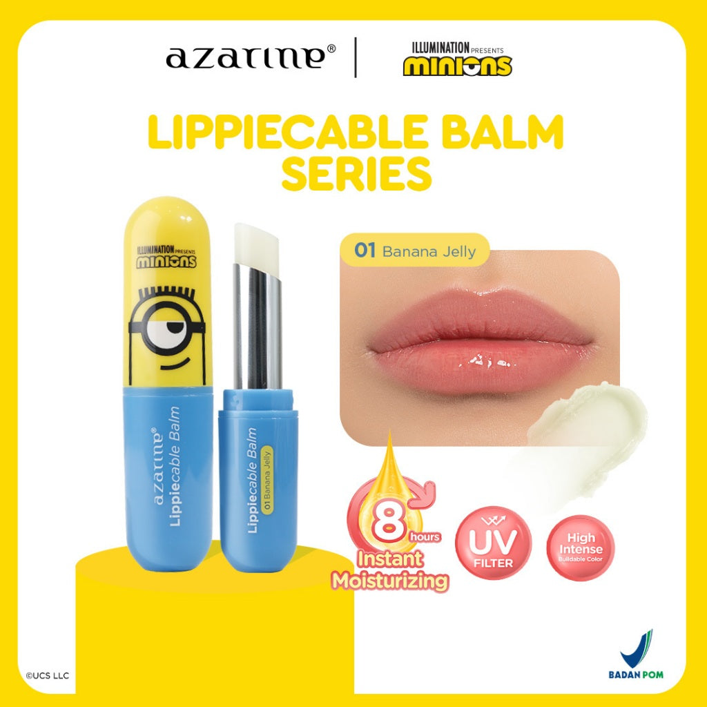 Azarine® x 小小兵Minions 聯名潤色護唇膏系列 Tinted Lip Balm Series