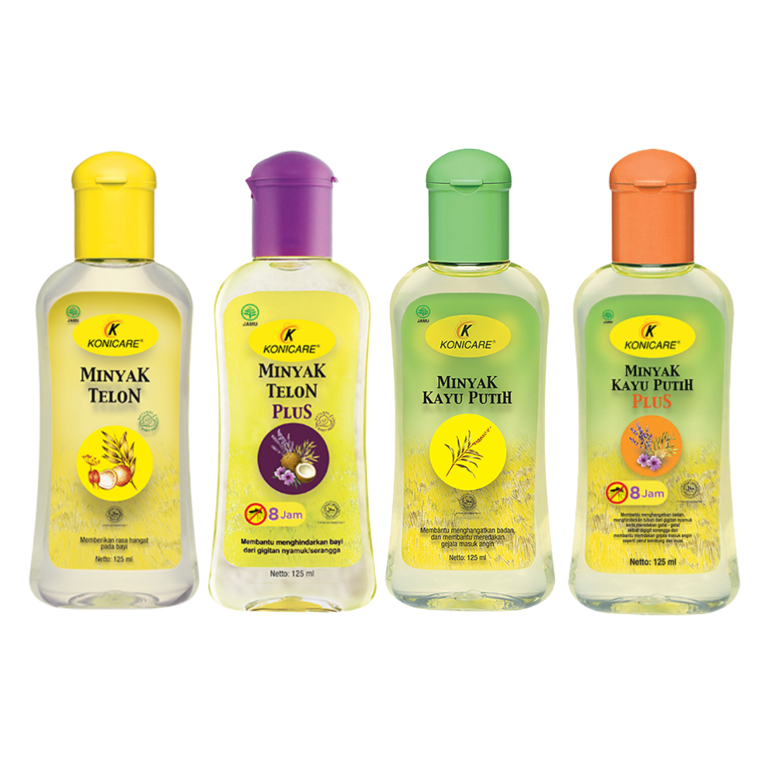 Indonesia baby body oil natural universal oil KONICARE Minyak Telon ...
